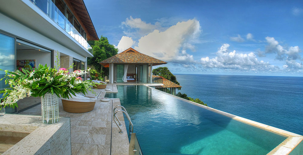 Villa Minh - From the pool edge