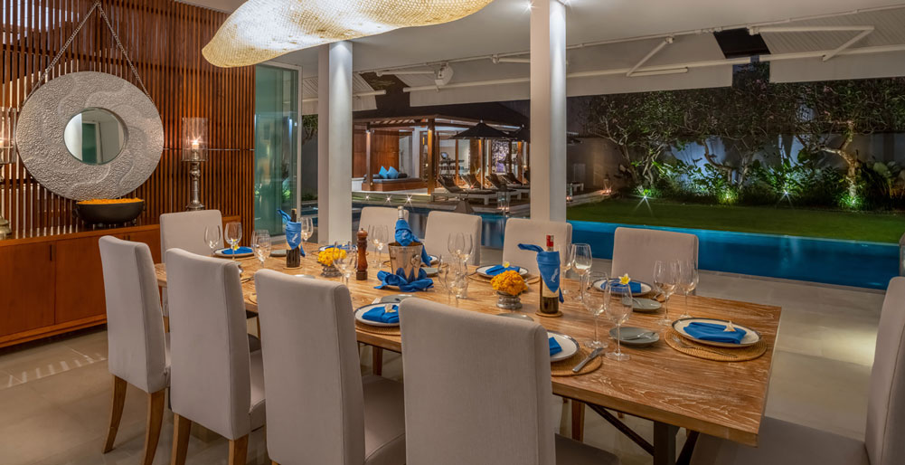 Villa Cendrawasih - Formal dinner setting