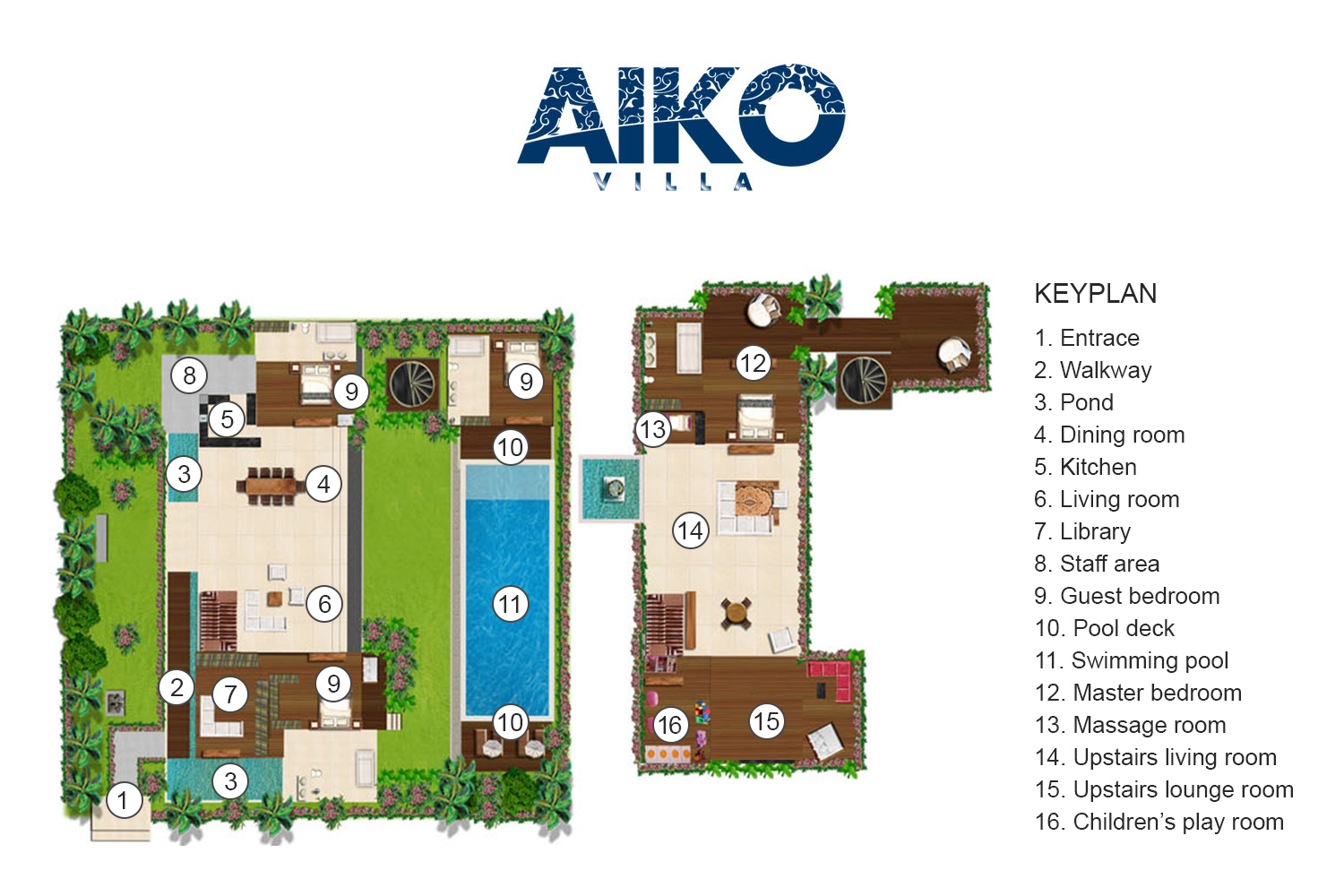 Villa Aiko Floorplan