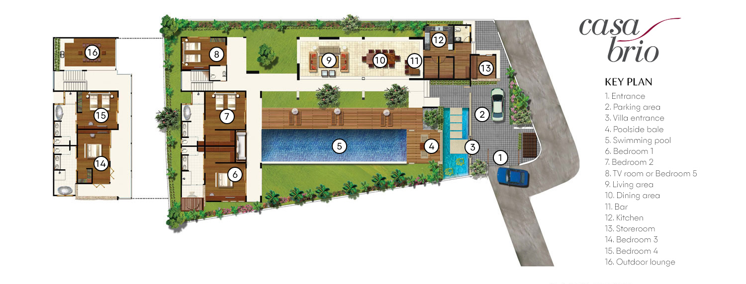 Casa Brio Floorplan