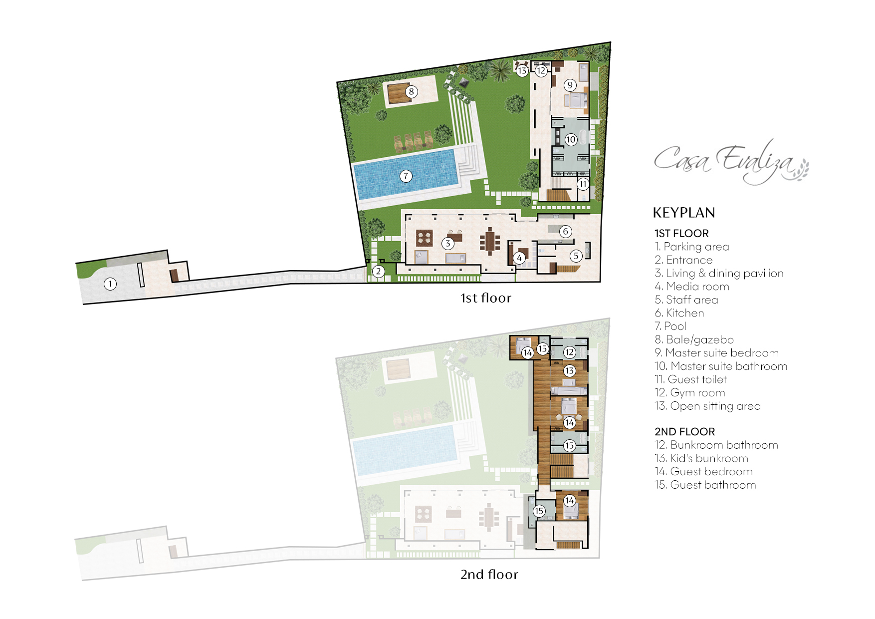 Casa Evaliza Floorplan