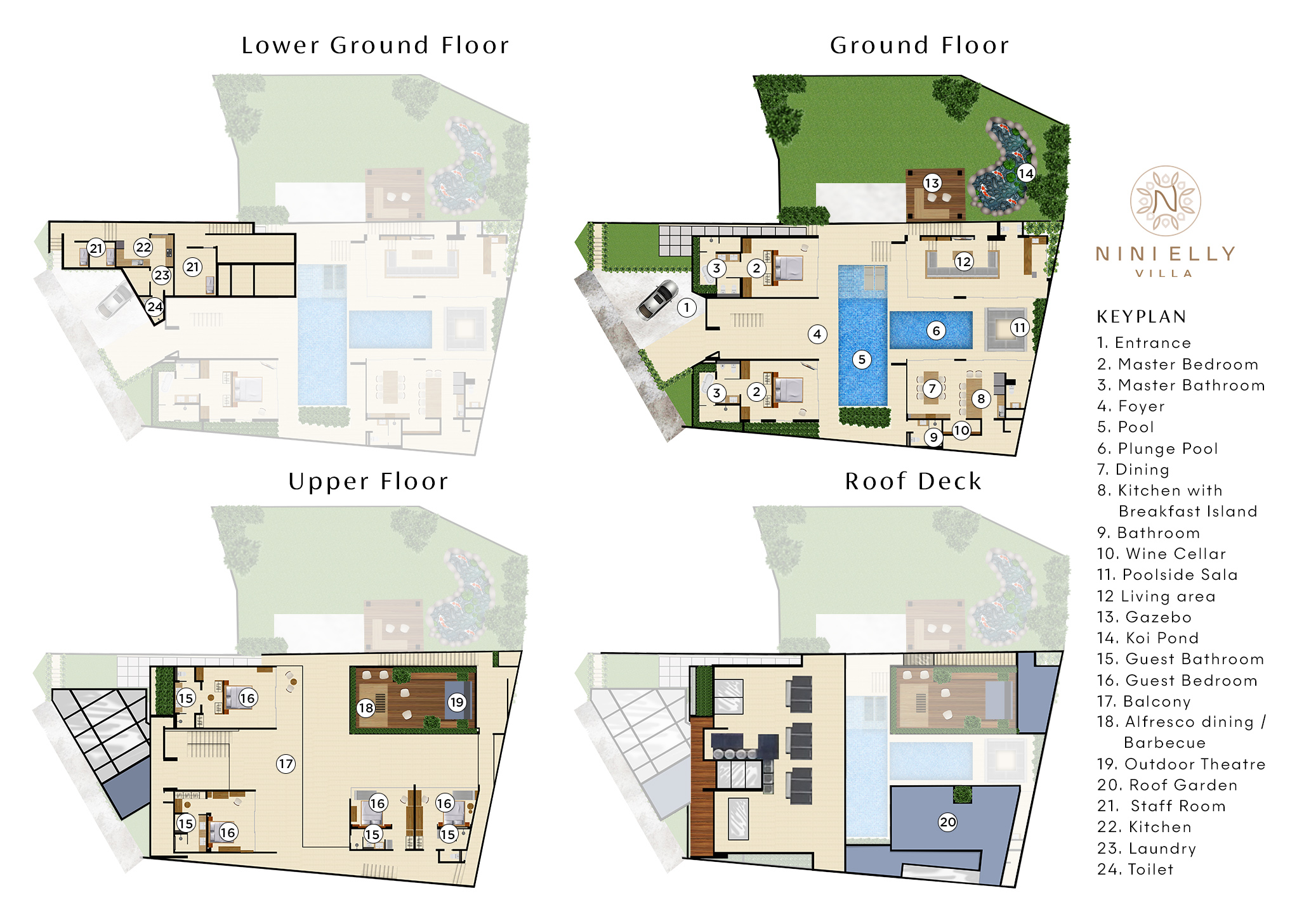 Villa Nini Elly Floorplan