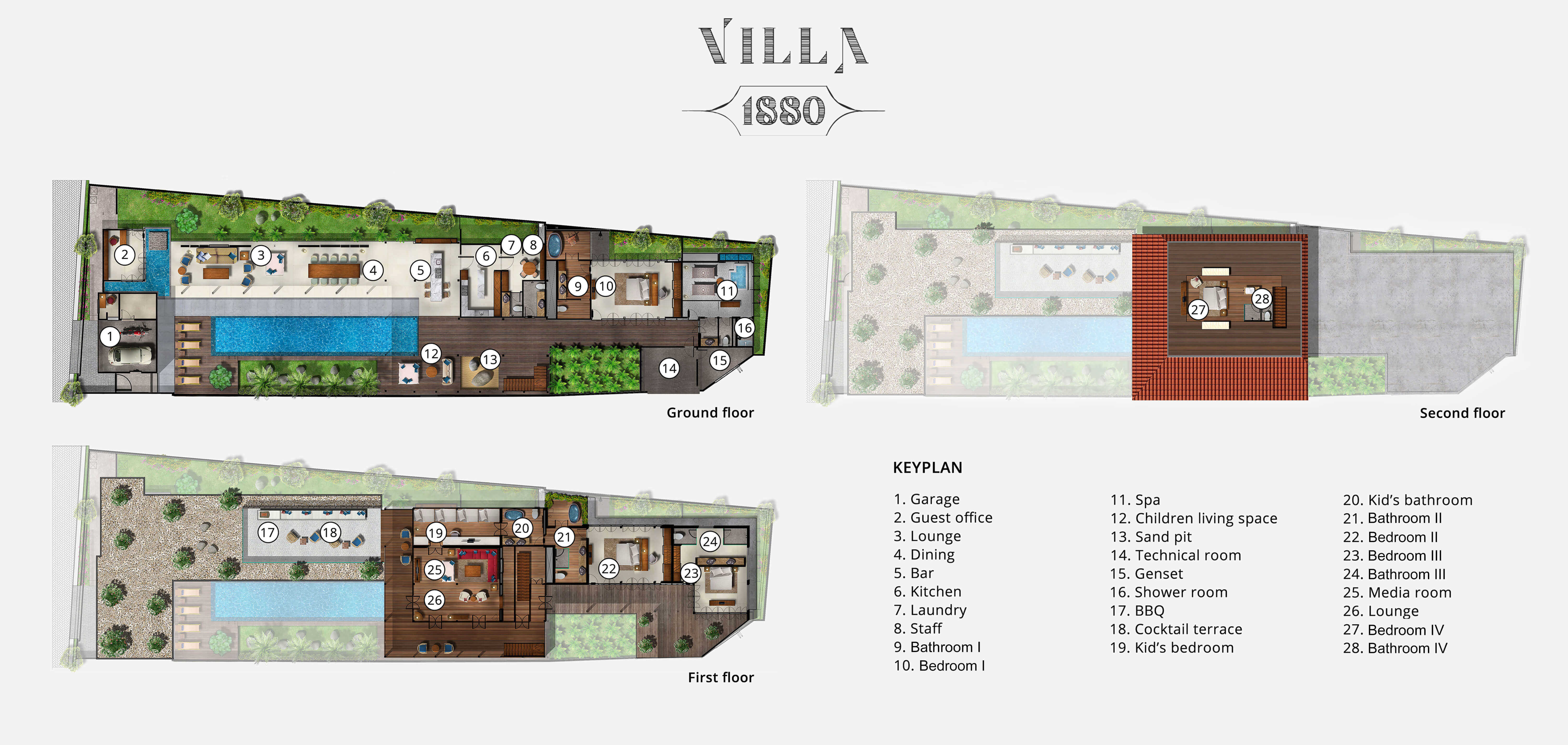 Villa 1880 Floorplan