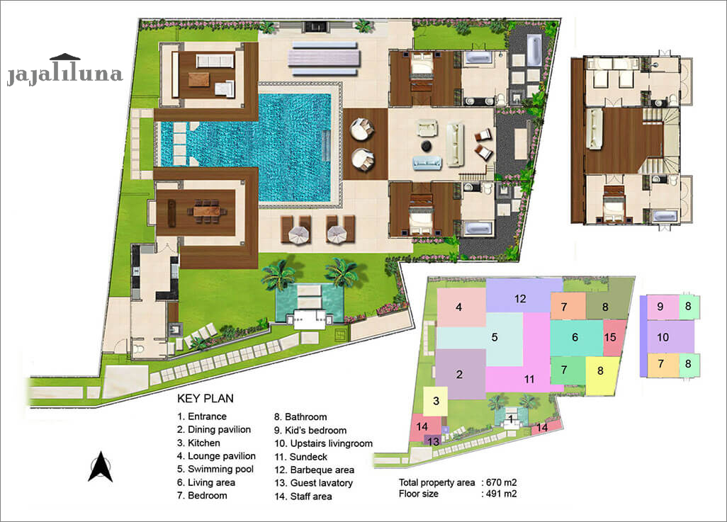 Villa Jajaliluna Floorplan