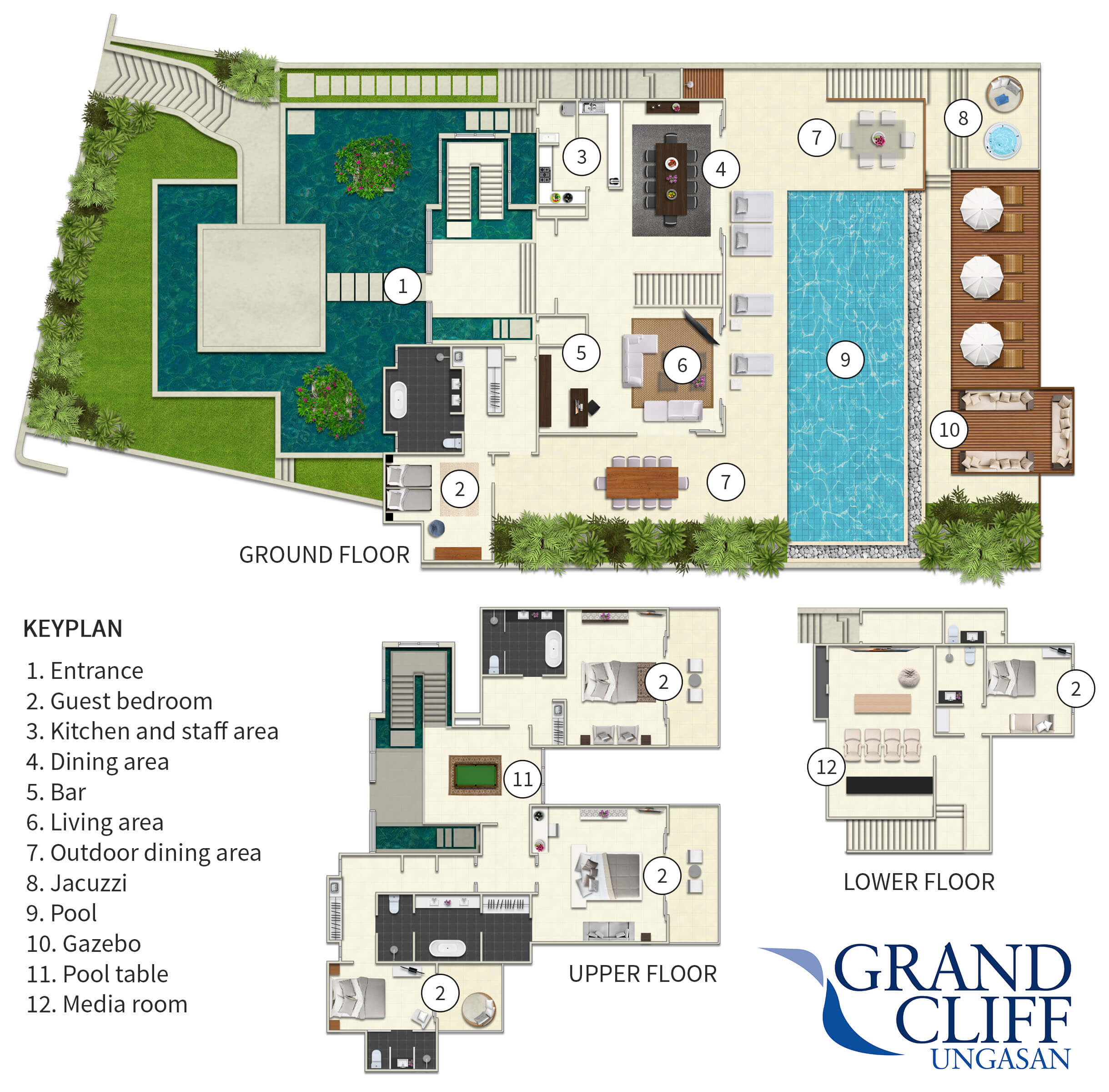 Grand Cliff Ungasan Floorplan