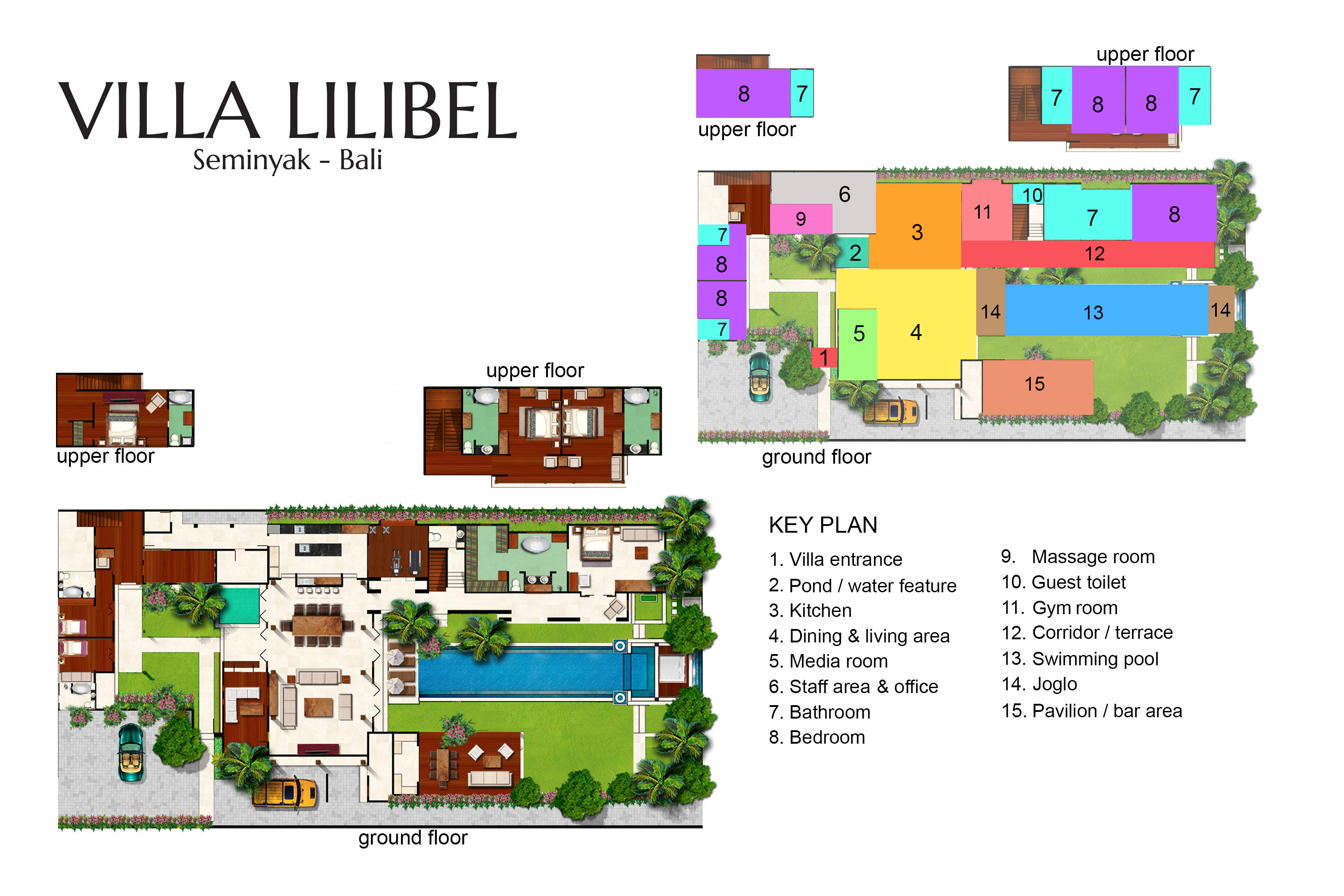 Villa Lilibel Floorplan