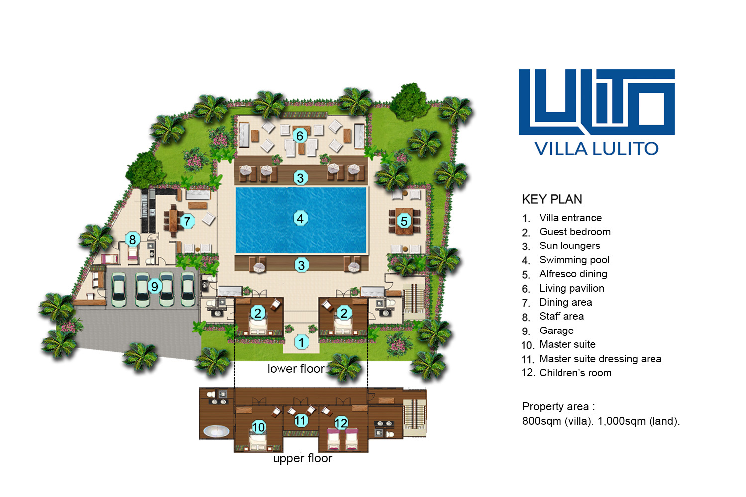 Villa Lulito Floorplan