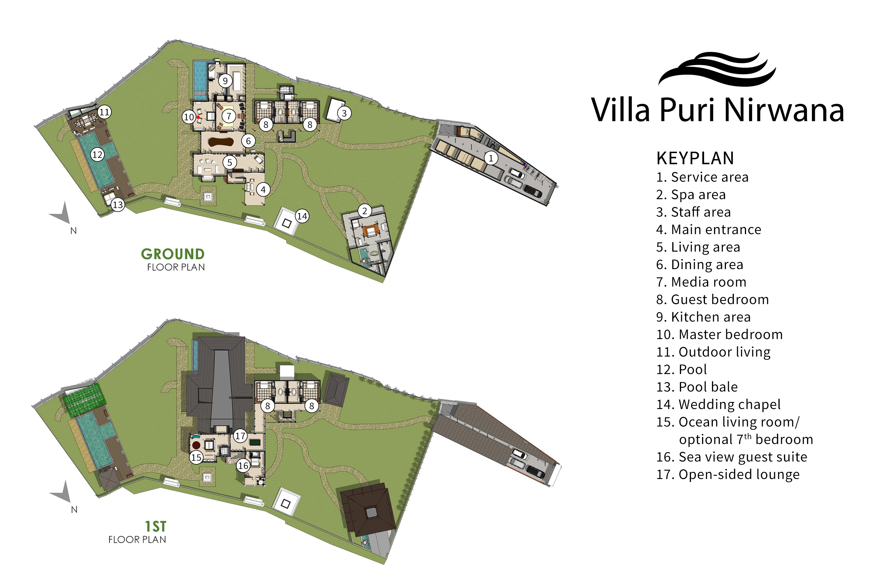 Villa Puri Nirwana Floorplan
