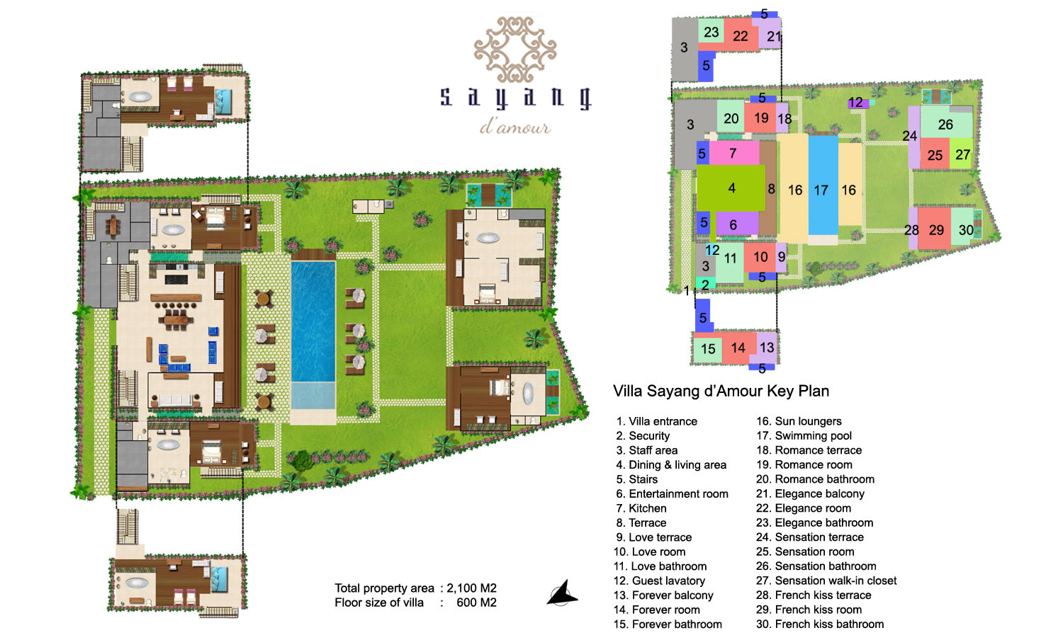 Sayang d'Amour Floorplan