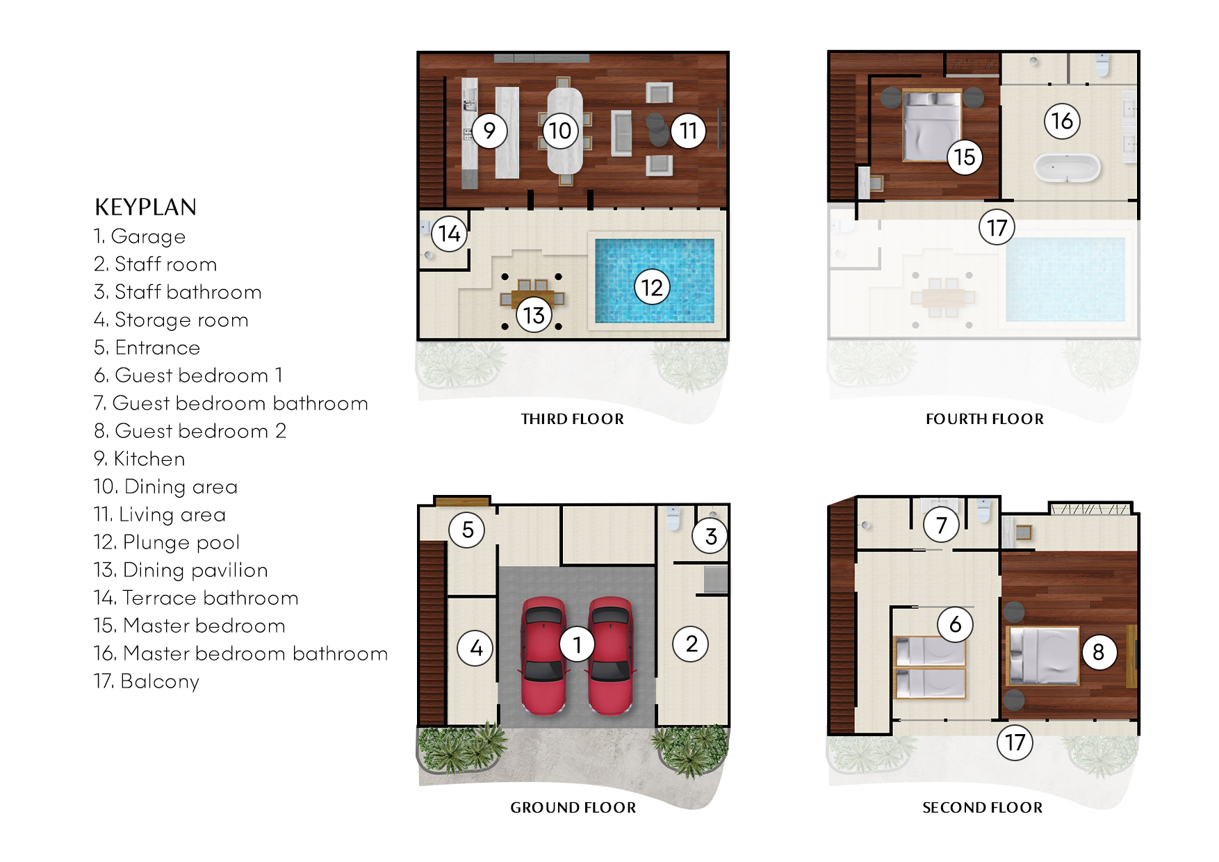 Surin Seaview Villa Floorplan