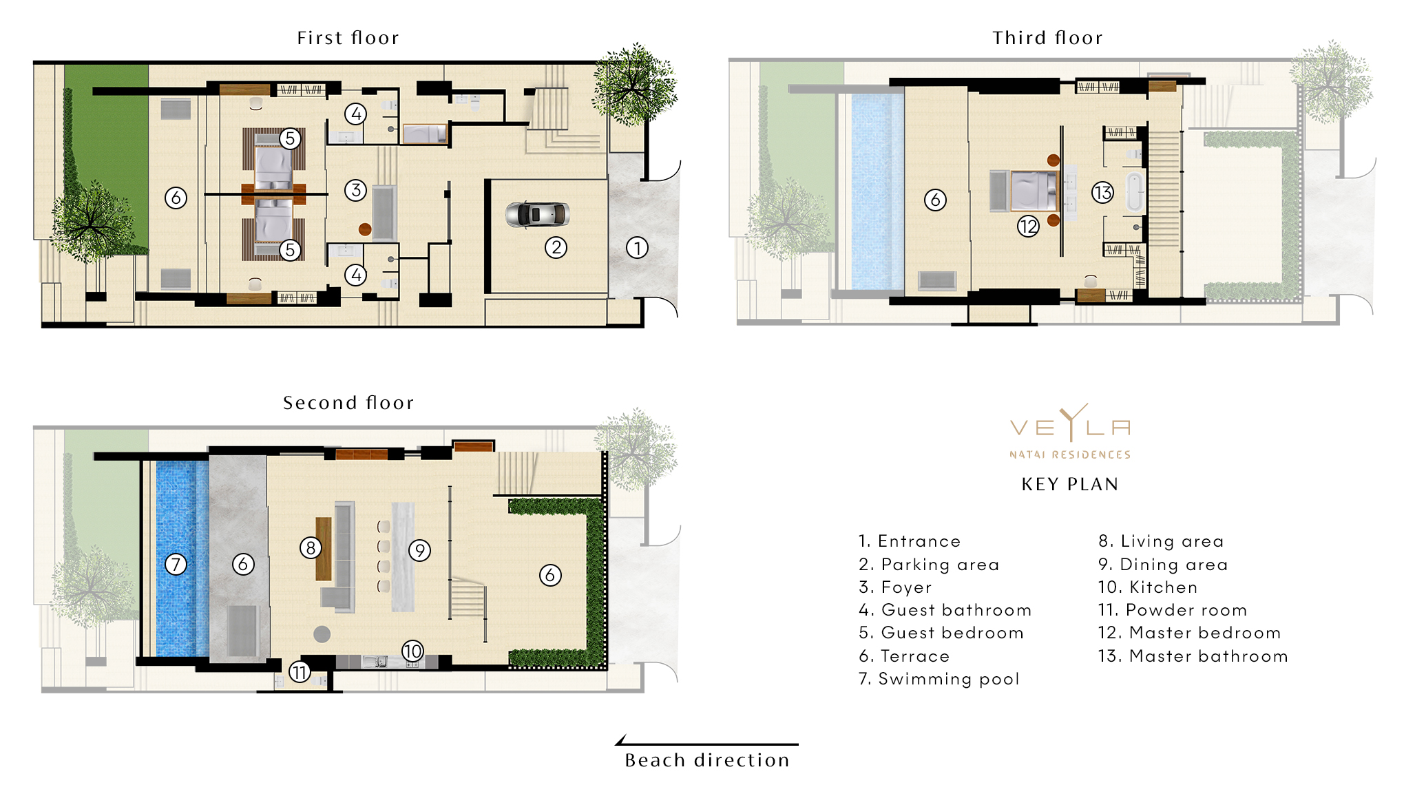 Veyla Natai Residences - Veyla - Sea Villa Floorplan