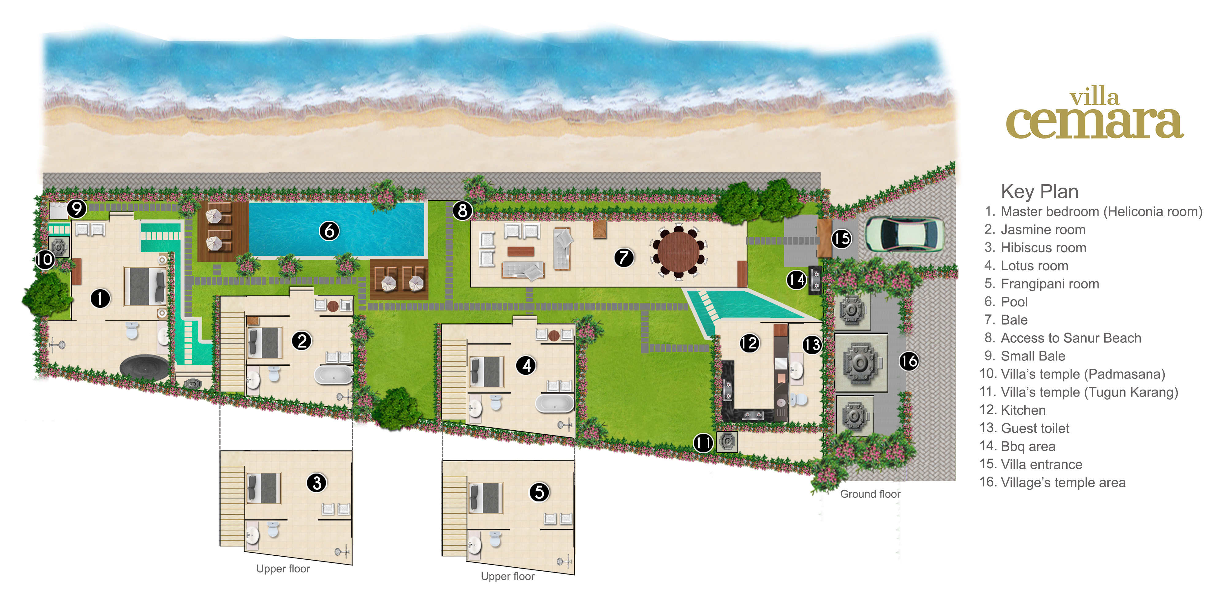 Villa Cemara Floorplan