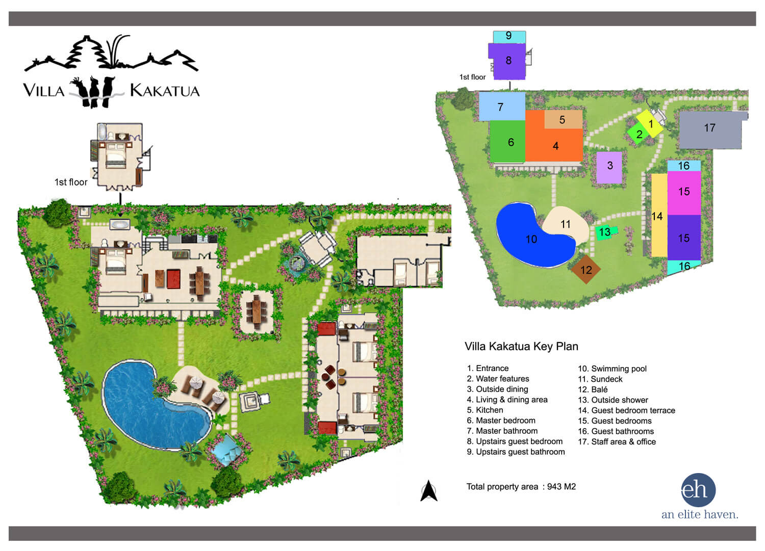 Villa Kakatua Floorplan