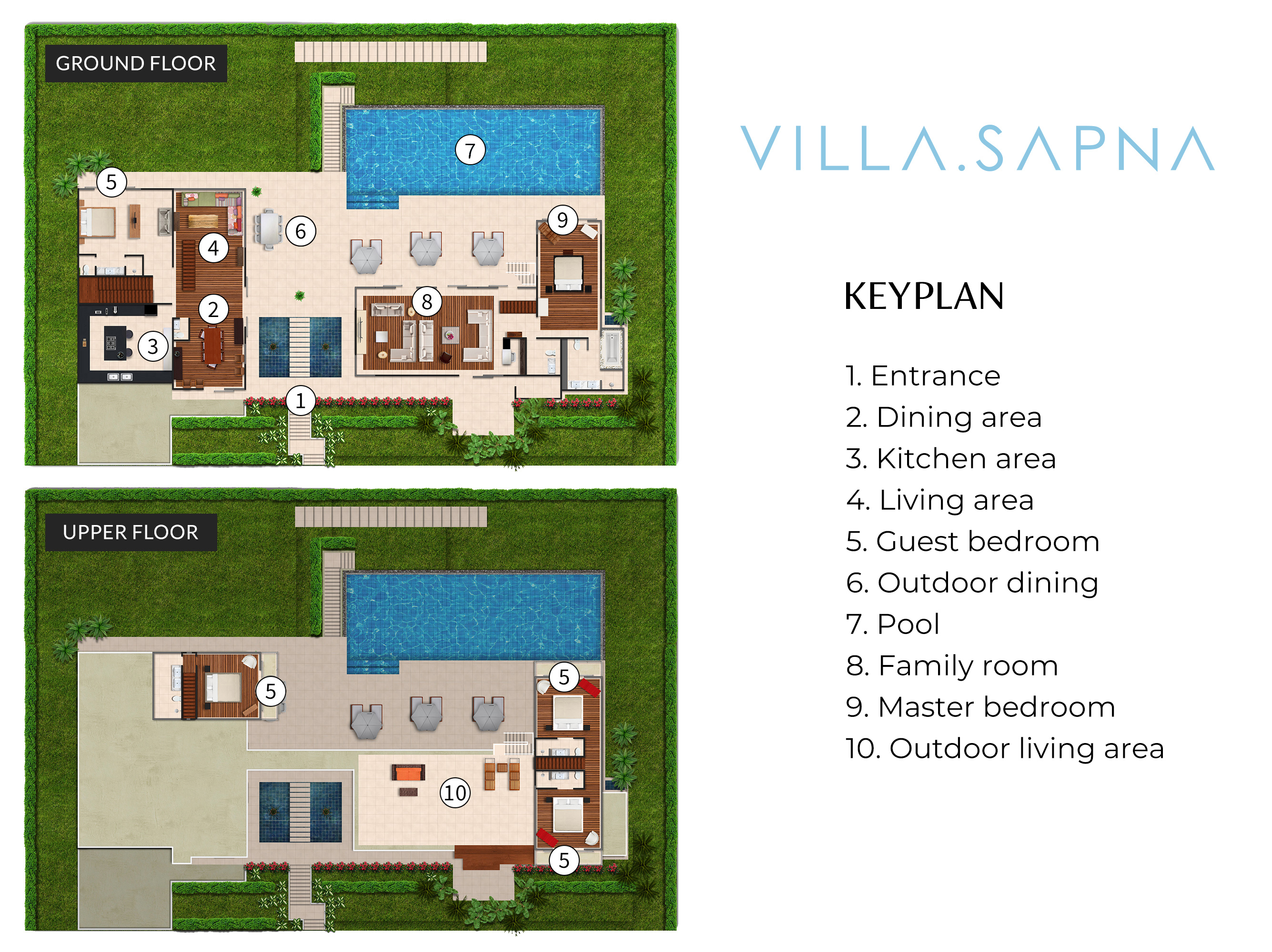 Villa Sapna Floorplan