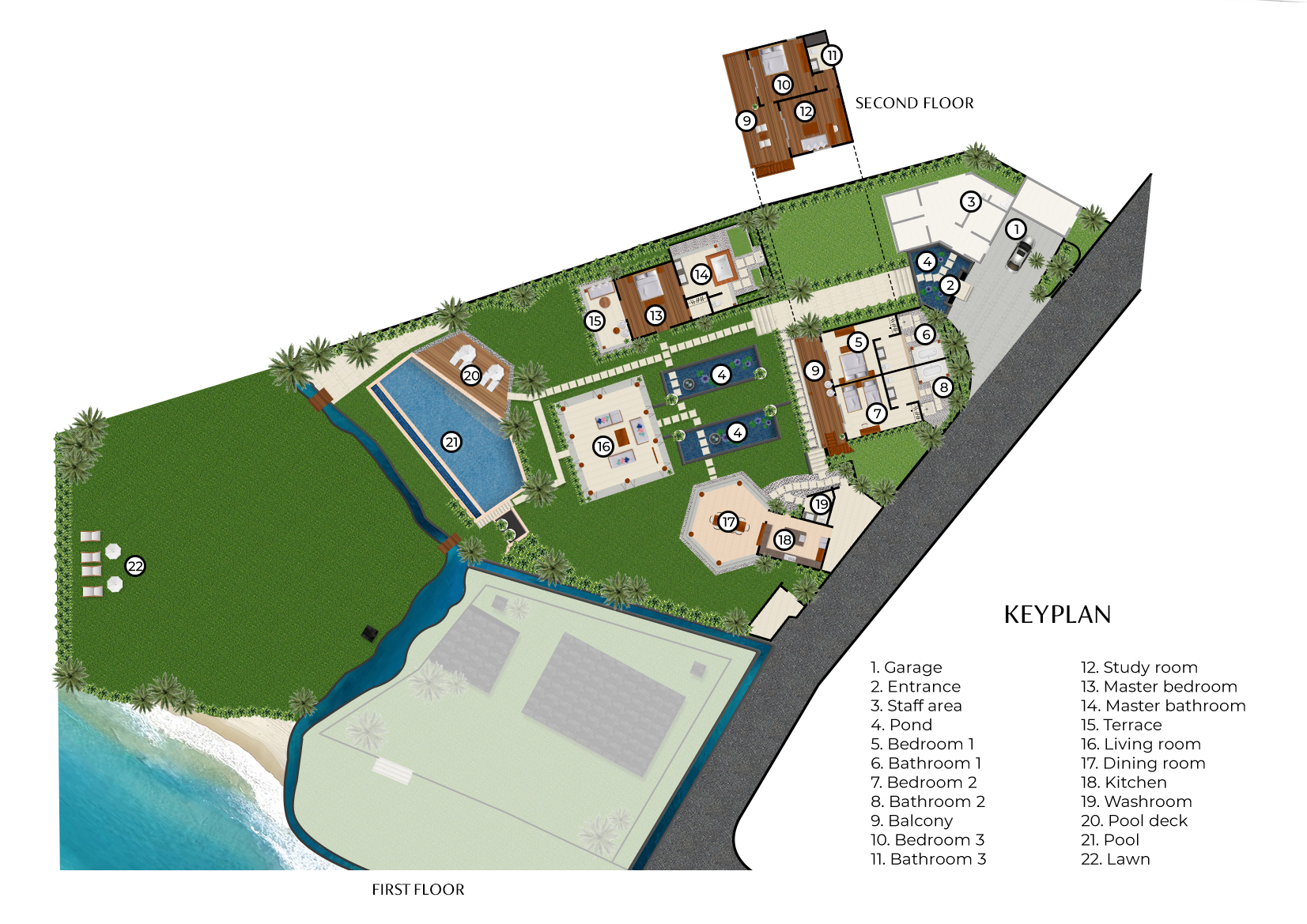 Villa Tanju Floorplan