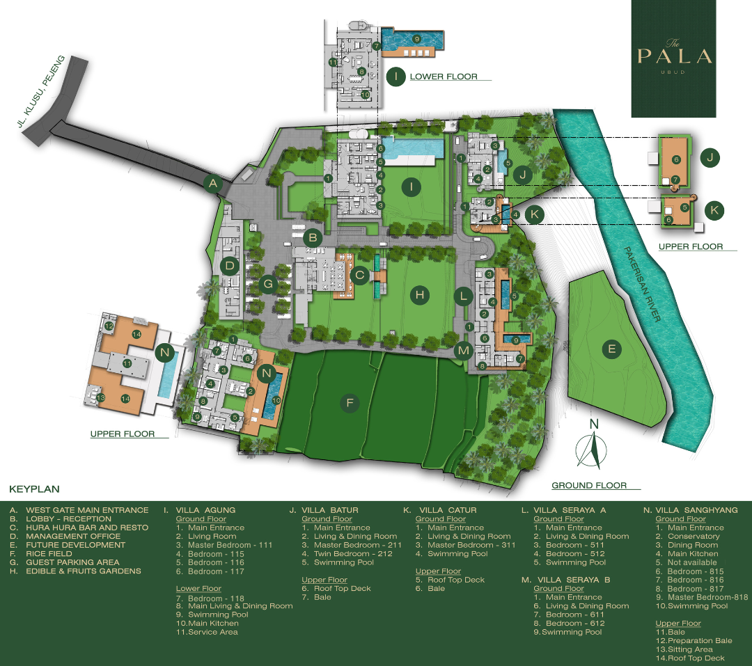 The Pala Ubud Floorplan
